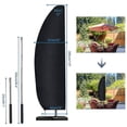 thumbnail image 2 of Parasol Cover, Waterproof, Windproof, Heavy Duty Rip Proof Oxcompatibled Fabric Extra Large Cantilever Umbrella Cover With Zip, 2 of 5
