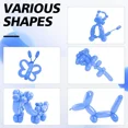 thumbnail image 2 of 50/100pcs 260 Balloons Long Modelling Balloons for Kids Birthday Decoration, 100% Biodegradable Latex Balloons, Safe and Non-Toxic, Perfect for Party Decorations, Arts and Crafts, 2 of 7