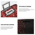 thumbnail image 5 of Haiem Red Glitter1 Luggage Cover Printed Suitcase Covers for Luggage Elastic Washable Suitcase Protector Fits 18-32 Inch Luggage-X-Large, 5 of 9