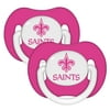 NFL New Orleans Saints Pink 2-Pack Pacifiers