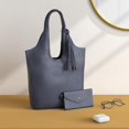 thumbnail image 2 of Bolso de mano Montana West Hobo de piel vegana con monedero, juego de 2 piezas, 2 of 6