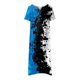 thumbnail image 3 of ICHUANYI Clearance Women's Summer Casual V-Neck Buttons Short Sleeve With Pocket Printed Dresses(Blue, XL) ICHUANYI WER2023080816509, 3 of 4