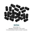 thumbnail image 3 of Uxcell 5Pcs Heat Shrink End Cap 20mm ID x 40mm L 2:1 Ratio Heat Shrink Tube Cap Black, 3 of 5