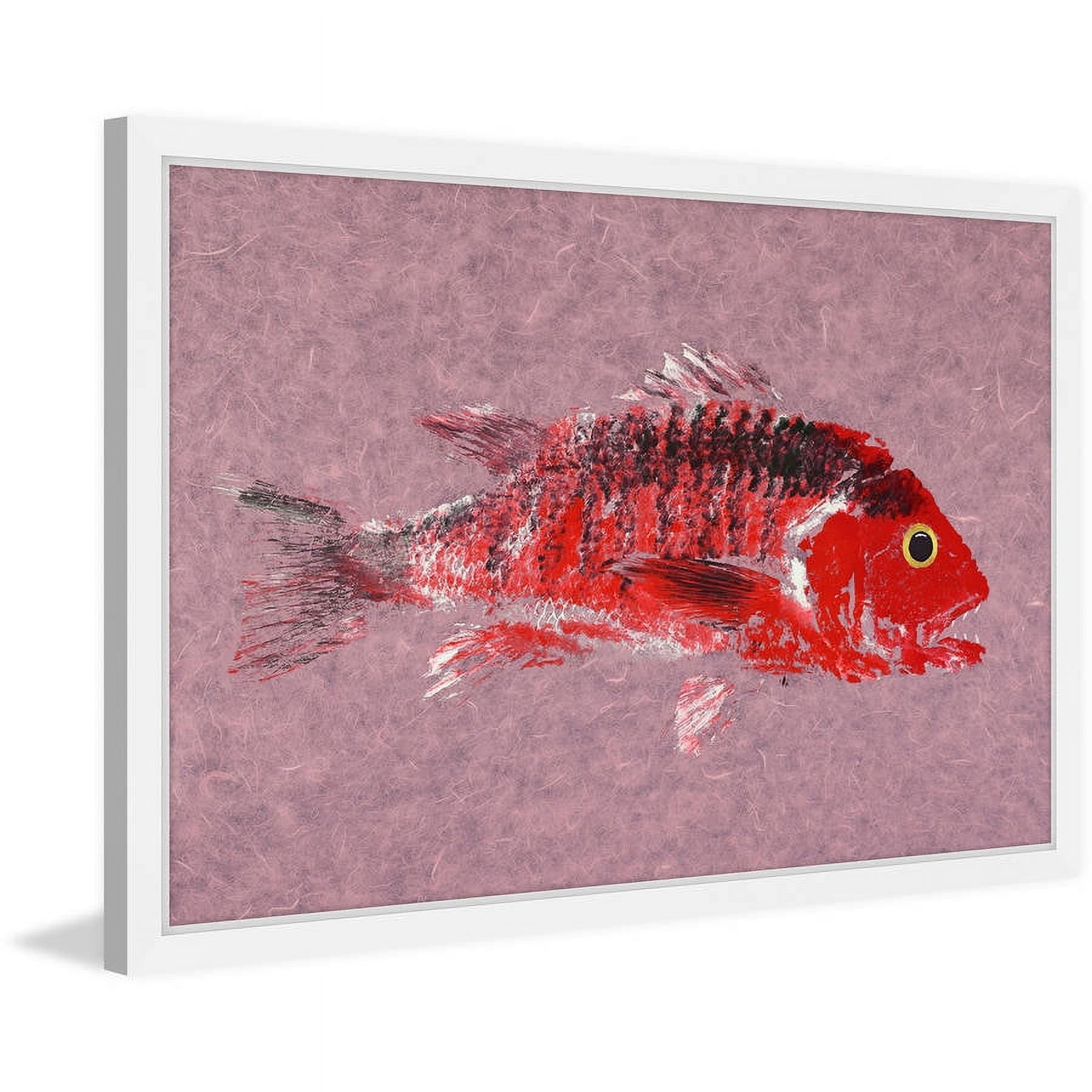 Marmont Hill "Snapper" by Warren Sellers Framed Painting Print