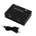 thumbnail image 1 of 2 in 1 Out VGA Selector Box Computer Screen Video Signal Switcher Portable USB Powered Video Switch Box, 1 of 8