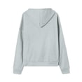thumbnail image 4 of Resicozy Zip Up Hoodie Women Oversized Long Sleeve Sweatshirts Comfy Lightweight Y2k Jackets Loose Fit Hooded Sweatshirt Light Gray S, 4 of 5
