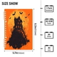 thumbnail image 3 of WOBOGO Halloween The Castle Notebook College Horizontal Grid Paper Ink Spill Resistant Water Resistant Cover 8.3x5.7x0.4in, 3 of 8