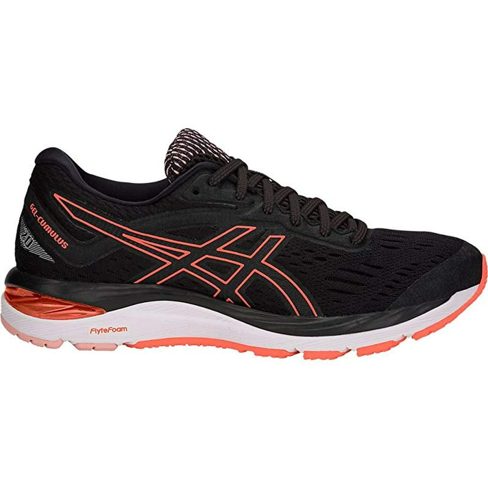 ASICS - ASICS Women's Gel-Cumulus 20 Running Shoe, Black/Flash Coral, 7 ...