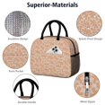 thumbnail image 3 of Insulated Lunch Bag for Women, Floral Print Oxford Fabric Lunch Box, Leakproof Thermal Cooler Tote for Work, School & Picnic, Camo, Camouflage Print, 3 of 5