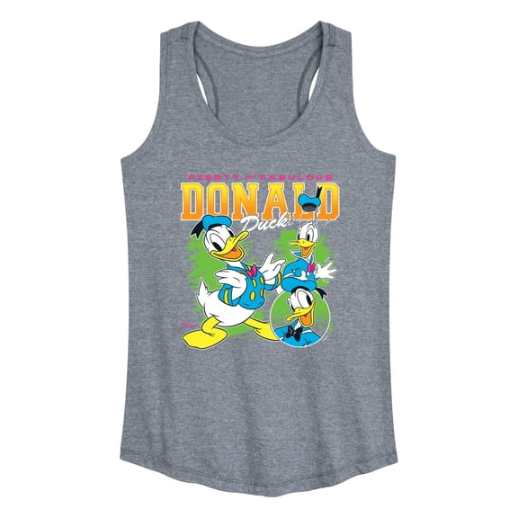 Disney - Donald Duck Black Light - Women's Racerback Graphic Tank