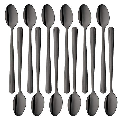 BUY&USE Tea Spoon Stainless Steel Ice Cream Coffee Spoons 12-Piece Silverware