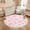 Color 2, variant on Washable Non Slip 6ft Round Rug, Pink Floral Butterflies Soft Pastel Circle Area Rugs with Tassels Carpet for Nursery Bedroom Living Room Playroom Tent Rug