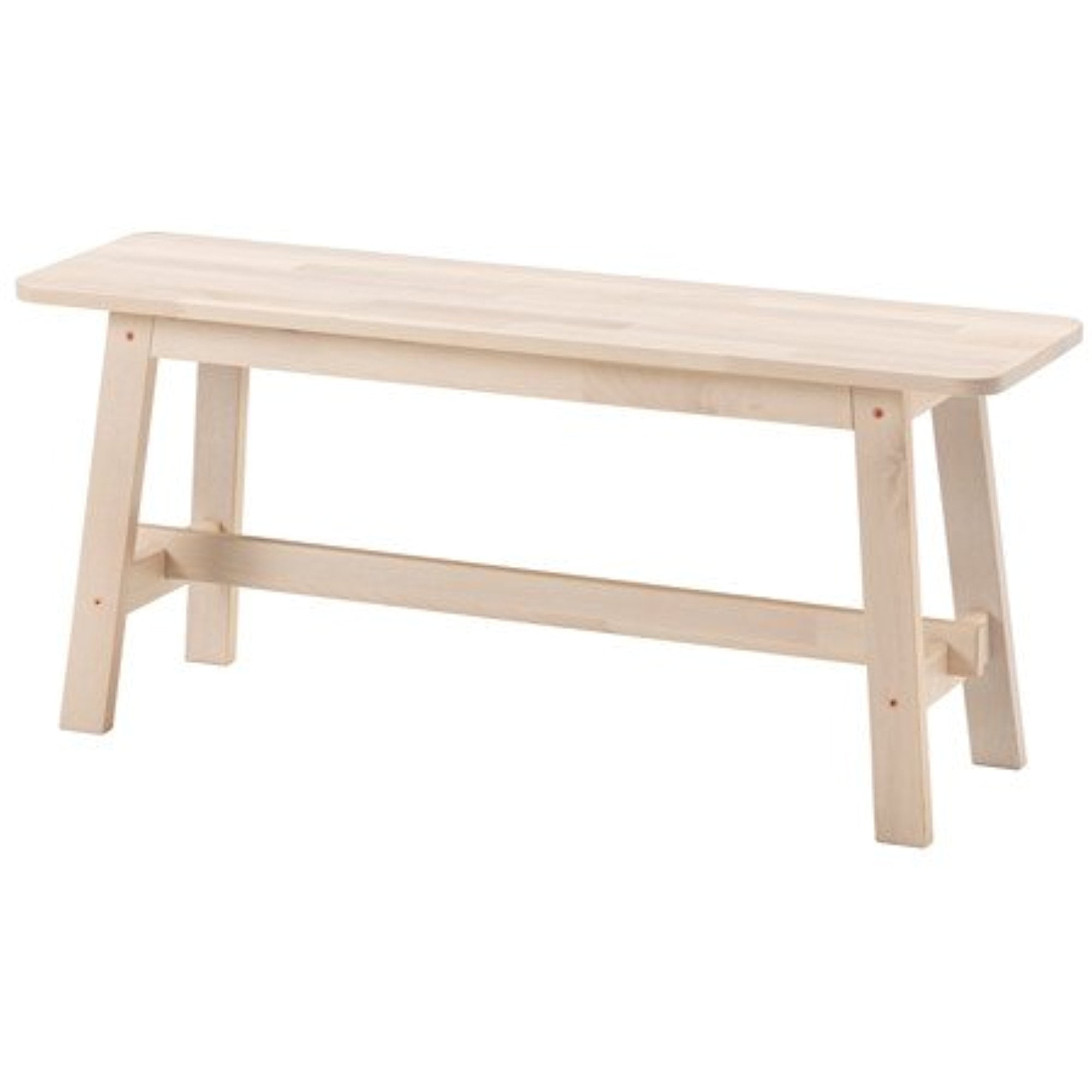 Ikea Norraker Bench, ChildSafe White Birch, Solid and Durable, 40.5" L