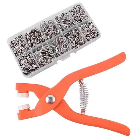 Five Claw Button Installation Tool Pliers Set Snap Sewing-Free is Suitable for DIY Crafts.