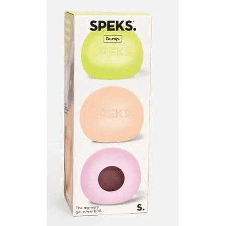Gump Memory Gel Stress Ball 3-Pack Warm Tones