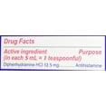 thumbnail image 3 of Children's Benadryl Antihistamine Allergy Cherry Alcohol-Free 8 oz, 4-Pack, 3 of 8