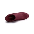 thumbnail image 4 of Unique Bargains Women's Side Zipper Block Heel Ankle Boots Burgundy 7, 4 of 8