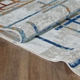 thumbnail image 4 of Luxe Weavers Modern Geometric Multicolor 5x7 Area Rug, Stain-Resistant Carpet, 4 of 6
