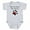 Heather Gray, variant on CafePress - My Brother Has Paws Body Suit - Cute Infant Bodysuit Baby Romper - Size Newborn - 24 Months