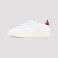 thumbnail image 2 of Autry Female Medalist White Red Leather Sneakers White Sizes IT 34-50 2/3, 2 of 3