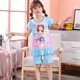 thumbnail image 1 of Conjunto de pijamas de Frozen Elsa Princess para niños Ropa de dormir Ropa de dormir Pijamas de verano de manga corta para niñas Traje Pijamas de dibujos animados delgados12 115-125cm Gao Jinjia LED, 1 of 2