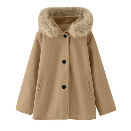 

Toddler Girls Coats Toddler Winter Windproof Coat Jacket Kids Warm Hooded Outerwear Jacket