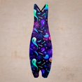 thumbnail image 1 of Women's Casual Bohemian Halloween Print Loose Large Size Casual Sleeveless Strappy Jumpsuit, 1 of 4