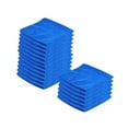 thumbnail image 2 of Moonsky 18Pcs Microfiber Cleaning Cloth No-Scratch Rag Car Polishing Detailing Towel for Auto Shops Mechanics And Car Wash, Blue, 27x27cm, 2 of 4