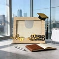 thumbnail image 5 of Class of 2026 Graduation Picture Frame Wooden Graduate Small Cap Photo Display Holder for Kindergarten Preschool High School Keepsake Gift, 5 of 9
