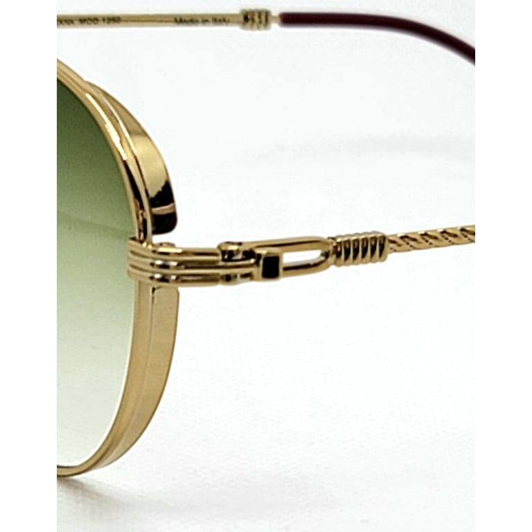 Porta Romana 1250 Sunglasses Oval Gold Frame Purple Lens Italy Designer Porta Romana 1250 Sunglasses Oval Gold Frame Purple Lens  main image 4