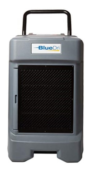 Photo 1 of BlueDri BD-130P 225PPD Industrial Water Damage Equipment Commercial Dehumidifier with Hose for Basements in Homes and Job Sites, Gray
