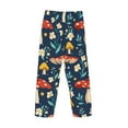 thumbnail image 5 of Xecao Colorful Mushrooms Men's Straight Lounge Pajama Pants: The Ultimate in Comfortable Sleepwear, 5 of 9