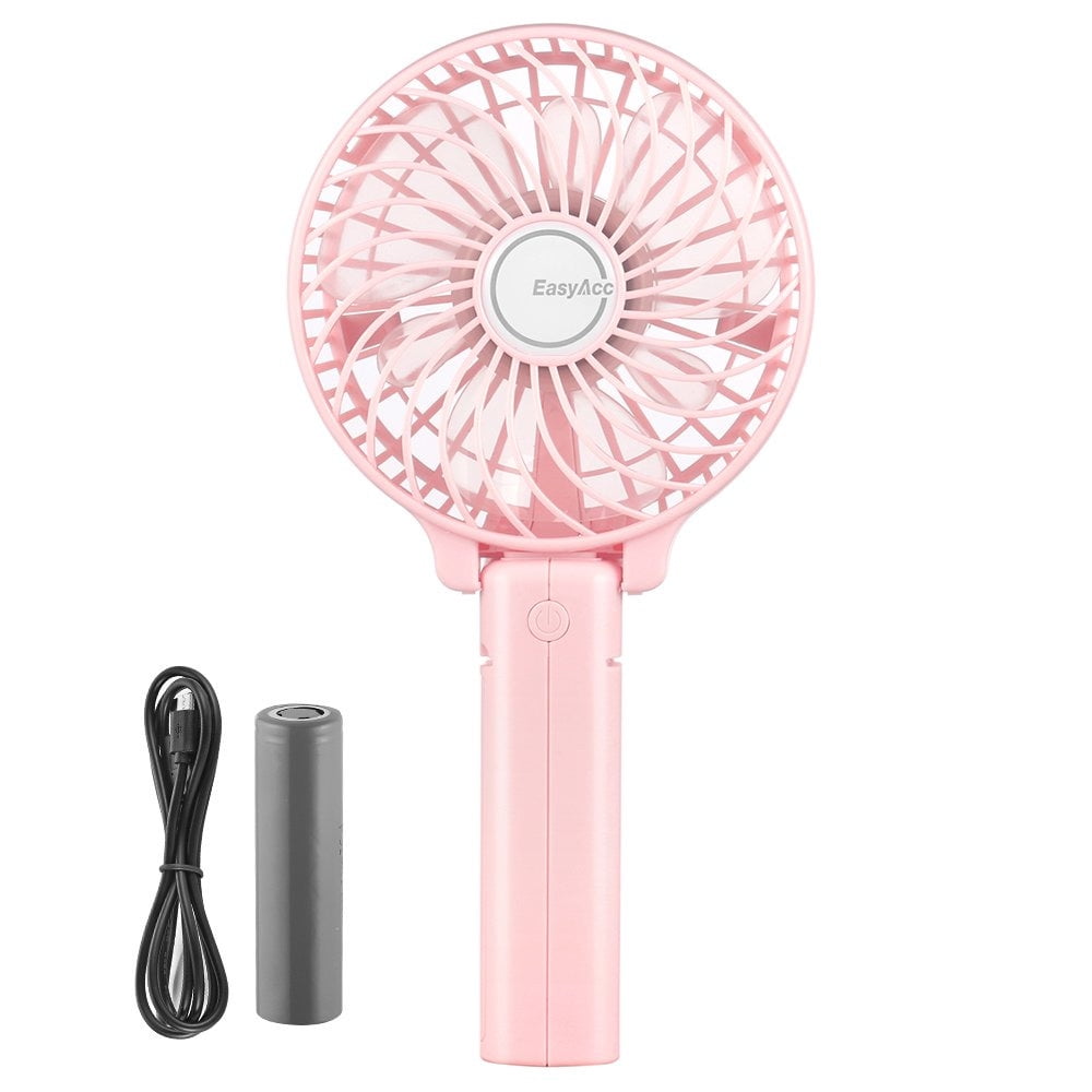 EasyAcc Battery Handheld Fan Portable Operated USB Mini Personal