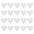 thumbnail image 1 of Unique Bargains Hearts Patches White Iron-On Patch Sew Embroidered Applique 2.8x2.68 Inch Clothing Repair Backpack 20Pcs, 1 of 6