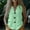Green, variant on Women's Summer Linen Blend V-Neck Cami Top Solid Button Front Pocket Sleeveless Casual Tank Top Beige L