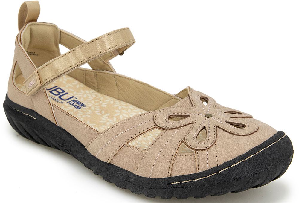 Womens JBU by Jambu Magnolia Shoe Size 9.5 Taupe Flats