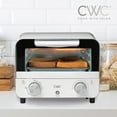 thumbnail image 6 of Mini Toaster Oven: 600W Power, Precision Timer, Auto Shutoff, and Culinary Delights Up To 450 Degrees, Cream, 6 of 14
