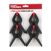 Hyper Tough 4 Piece 4 inch Spring Clamp Set
