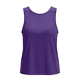 thumbnail image 6 of WCJM Women's Tanks and Camis Open Back Yoga Tank Top for Women Sleeveless Backless Athletic Workout Running Summer Basic(Purple,2XL), 6 of 7