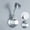 Silver, variant on Multifunctional Universal Shower Head Bracket, No-Drill Wall-Mounted Shower Support with Adjustable Angle and Strong 20lb Load Capacity