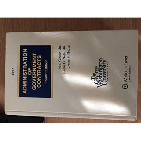 Pre-Owned Administration of Government Contracts Hardcover