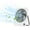 White, variant on Fanshiluo New Ultra-thin Mini Desktop Fan Portable Folding Rechargeable Small Fan Usb Fan