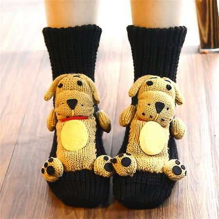 

Yedhsi Hot Socks Christmas Socks Sleep Socks Lovely Socks Floor Socks Three-dimensional Cartoon Wool Socks Thickened Warm Socks In Winter
