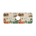 thumbnail image 7 of Yayeee Faucet Mat for Kitchen Sink 14.7" Diatomite Long Splash Guard Pad, Beige Cats Reading, 7 of 7