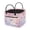 Cherry blossom dragonfly print, variant on Garronmavis Ladybug Heart Print Quilted Laundry Basket with Handles, Foldable Large Capacity Fabric Laundry Hamper, Decorative Storage Basket for Bedroom, Nursery, Bathroom, Kids Room