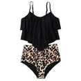 thumbnail image 2 of Swimwear Women Shorts plus Size Sunflower Swimsuit Teen Girl Swimming Suits Spaghetti Bathing Suits for Women plus Size with Underwire Bra Bathing Suits for Juniors Matching Men And Women Swimsuits, 2 of 7