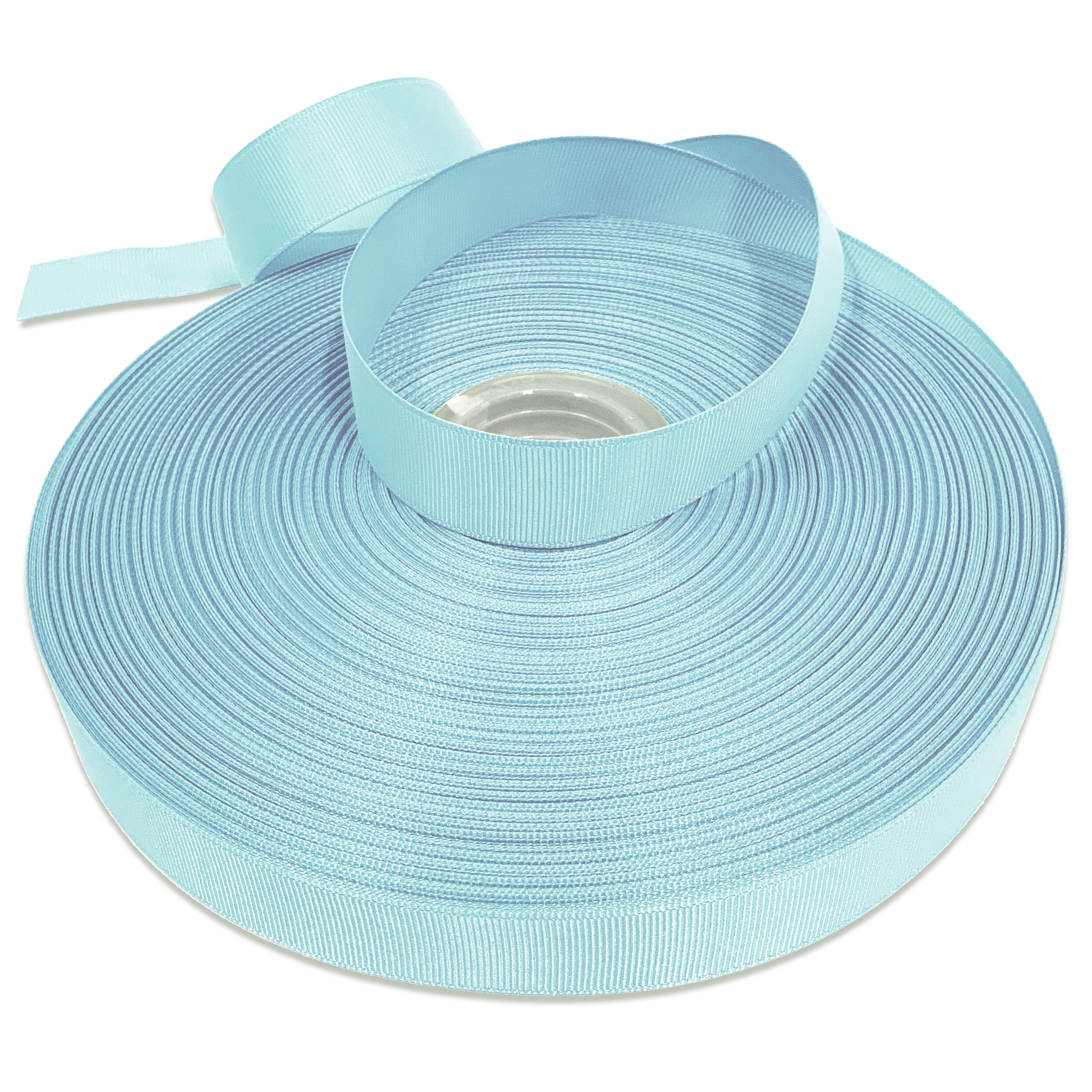 Light Blue Grosgrain Fabric Ribbon, 7/8" x 100 Yards by Gwen Studios