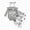 H176-Grey, variant on TOWED22 Newborn Baby Girl Clothes, Infant Girl Outfits Long Sleeve Ruffle Romper Floral Pants Headband Set,12-18 M