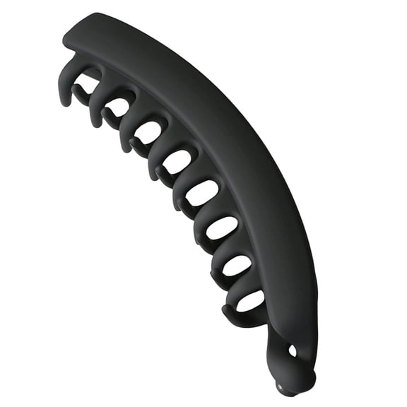 Elegant Black Curved Hair Clip With Teeth For Secure Hold And Versatile Styling For Everyday Wear And Cute Hair Hair Clips for Girls Clip Thick Hair Hair Clip for Long Hair Banana Clips Hair
