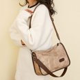 thumbnail image 5 of Ediodpoh Women Shoulder Bag Fashionable New Pattern Simple Solid Color Retro Large Capacity Practical Casual Versatile Messenger Bag Khaki, 5 of 5